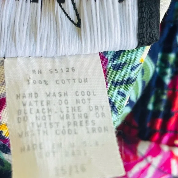 Vintage Positive Attitude Floral English Country Garden Open Tie Back Dress - Picture 12 of 13